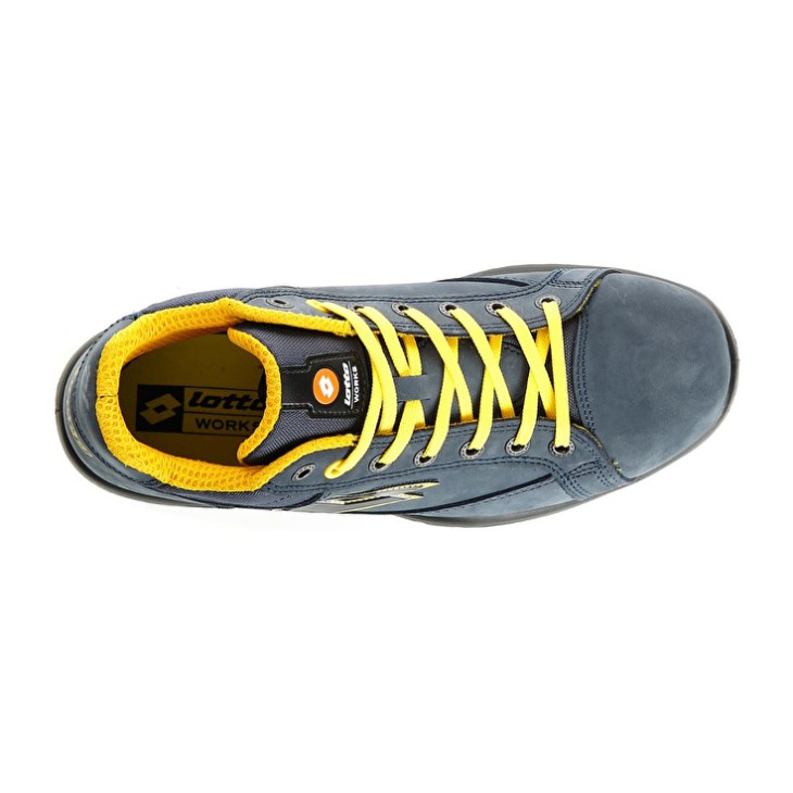 Safety Shoes Lotto Jump Mid 900 Hombre Gris Oscuro Amarillo | BJ101350X5