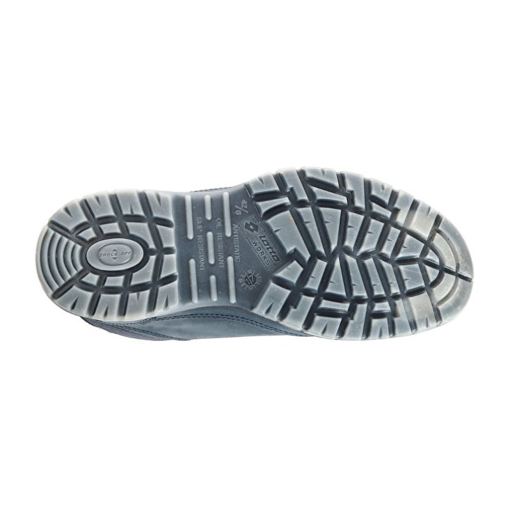 Safety Shoes Lotto Jump Mid 900 Hombre Gris Oscuro Amarillo | BJ101350X5