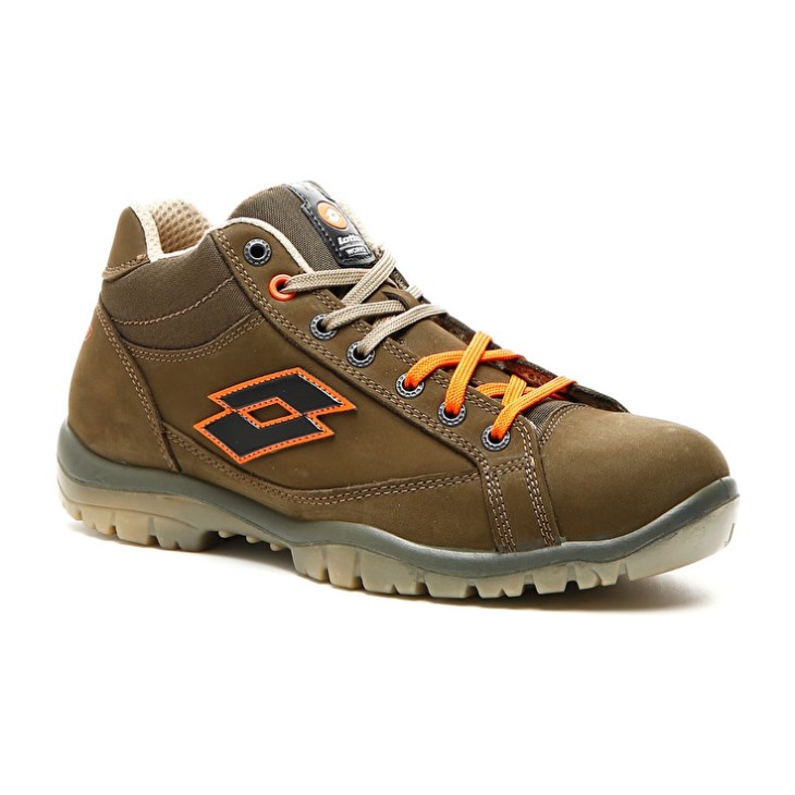 Safety Shoes Lotto Jump Mid 900 S3 SRC Hombre Verde Oliva | HZ346774X2