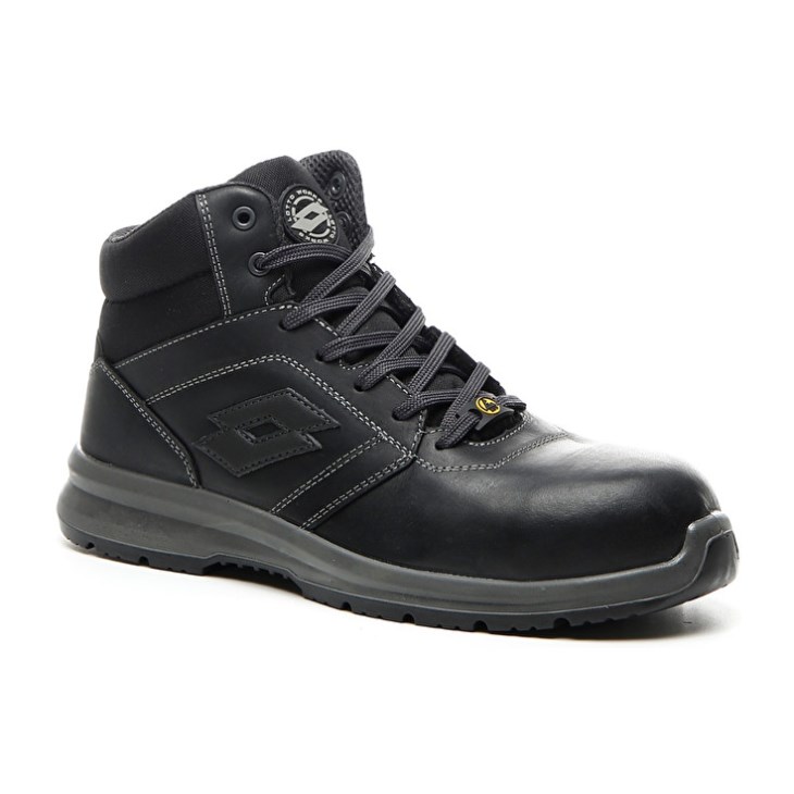 Safety Shoes Lotto Race 400 Mid ESD S3 CH Hombre Negras | TY488778K0