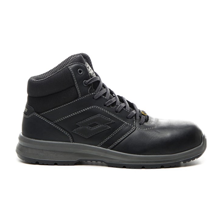 Safety Shoes Lotto Race 400 Mid ESD S3 CH Hombre Negras | TY488778K0