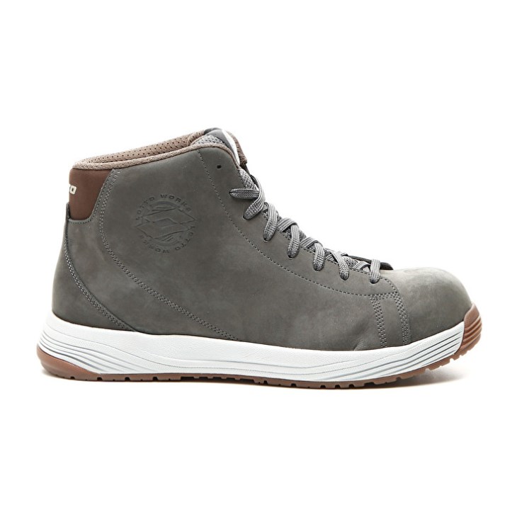 Safety Shoes Lotto Skate Mid S3 SRC Hombre Verde Oliva | YS729932G8