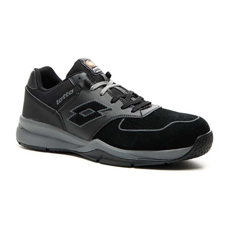 Safety Shoes Lotto Street S1P SRC Hombre Negras Plateadas | VK737123S6