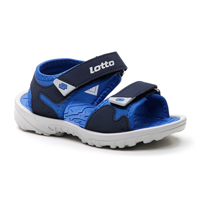 Sandalias Lotto Las Rochas IV INF Niños Azules Negras | KK751155T8