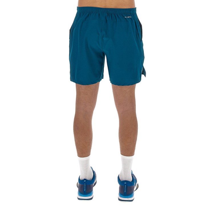 Short Lotto Tech I D1 7 Hombre Azules Oscuro | OQ089768F6