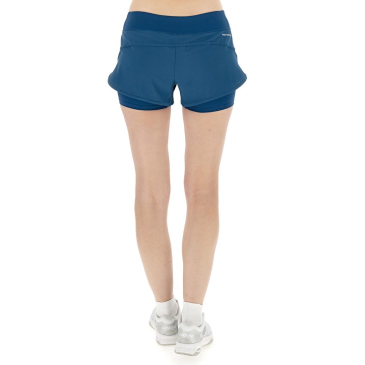 Short Lotto Tech W I D1 Mujer Turquesa | AK200330C7