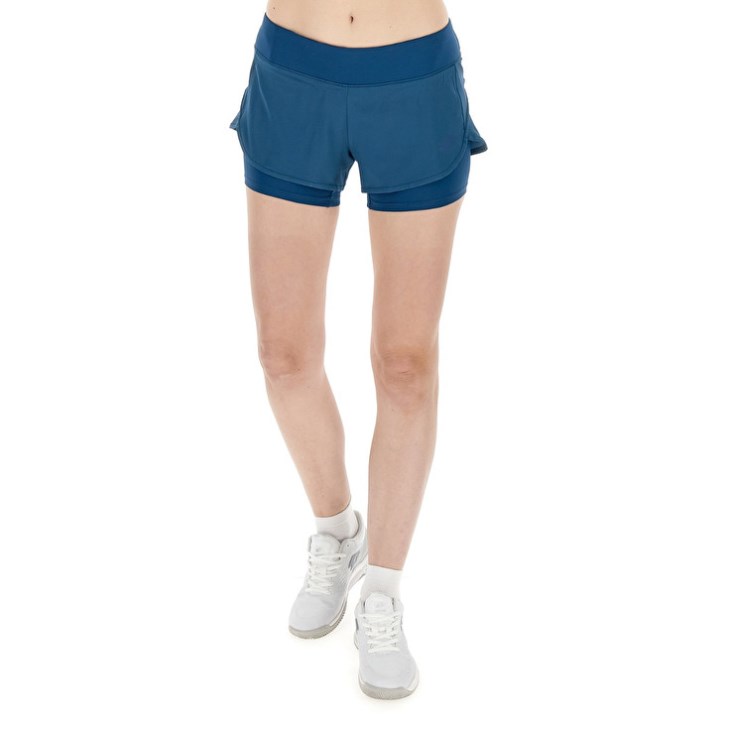 Short Lotto Tech W I D1 Mujer Turquesa | AK200330C7