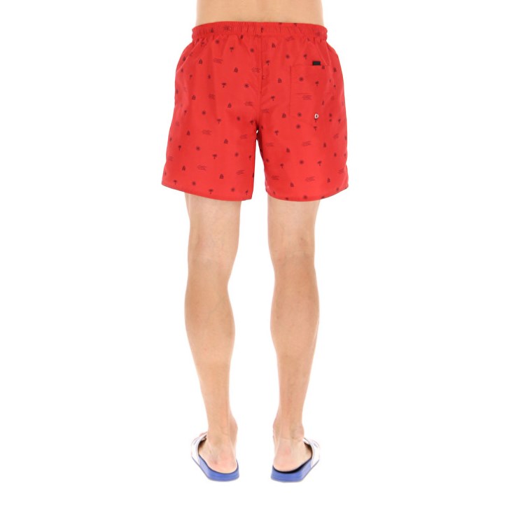 Short de Baño Lotto Beach Club Hombre Rojas | JH008260J7