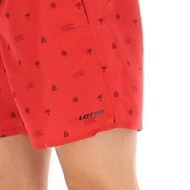 Short de Baño Lotto Beach Club Hombre Rojas | JH008260J7