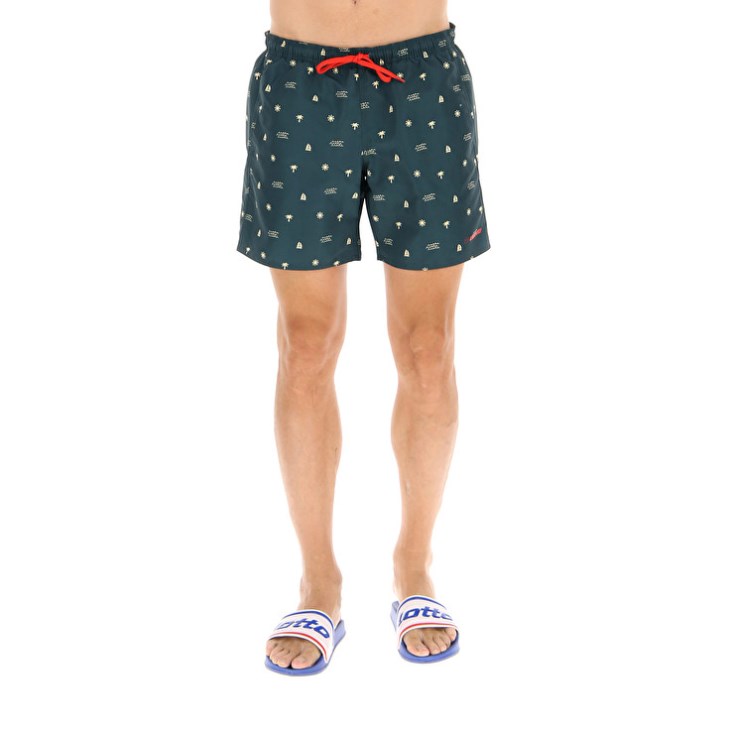 Short de Baño Lotto Beach Club Hombre Verde | II201470N4
