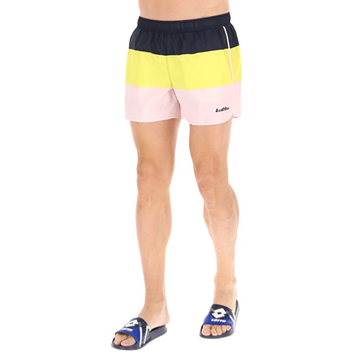 Short de Baño Lotto Beach Color Hombre Rosas | SE671207W9