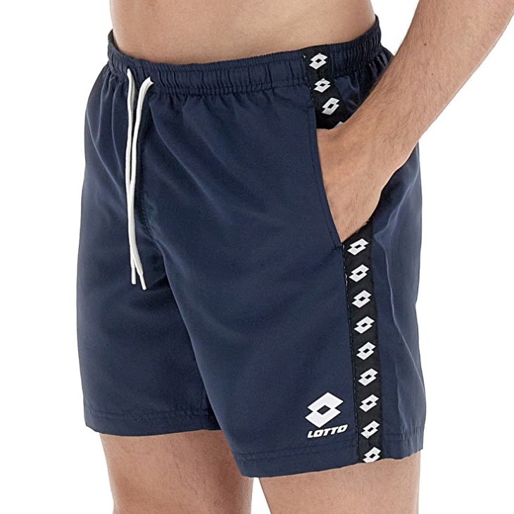 Short de Baño Lotto Beach Icon Hombre Azul Marino Azules | IC827632I4