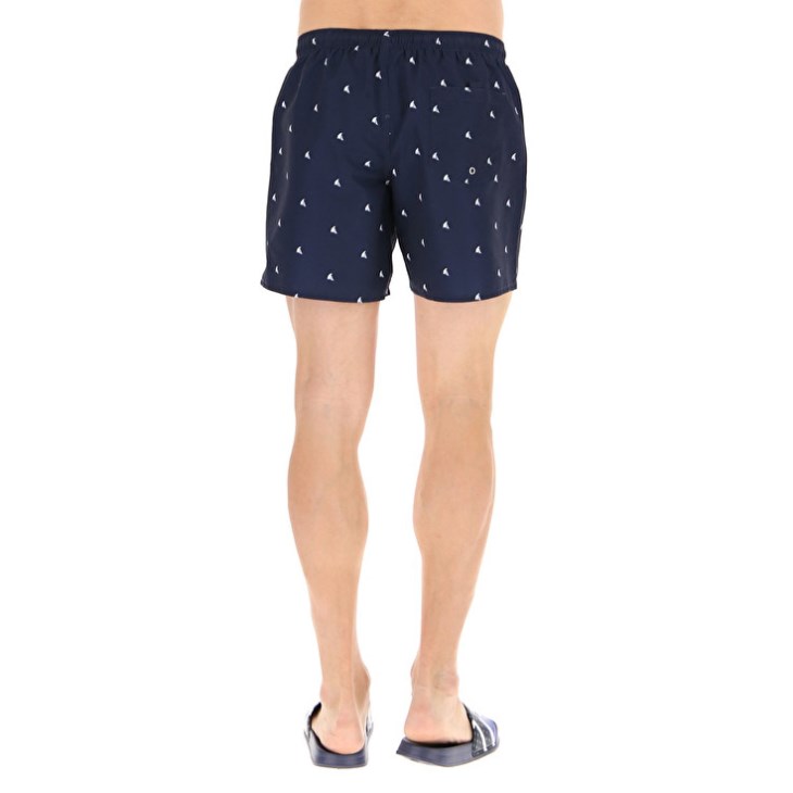 Short de Baño Lotto Beach Sail Hombre Azul Marino Azules | FP302080U0