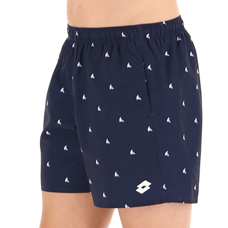 Short de Baño Lotto Beach Sail Hombre Azul Marino Azules | FP302080U0