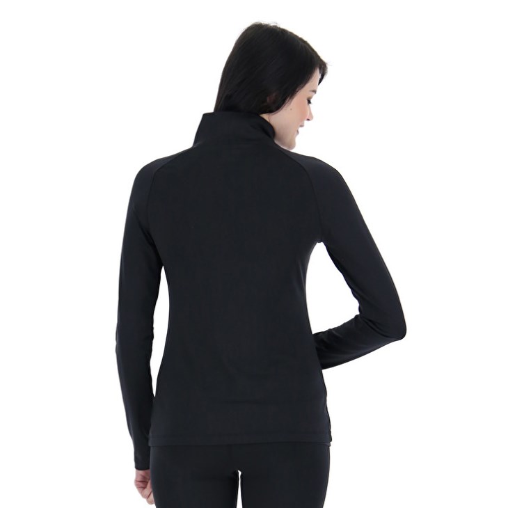 Sudadera Lotto MSP W Sports Zip Hz Mujer Negras | GP246734U1