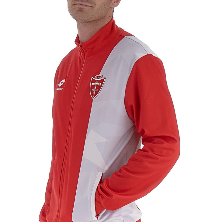 Sudadera Lotto Monza 23 Pre Gara FZ Hombre Rojas Blancas | YO114831G1