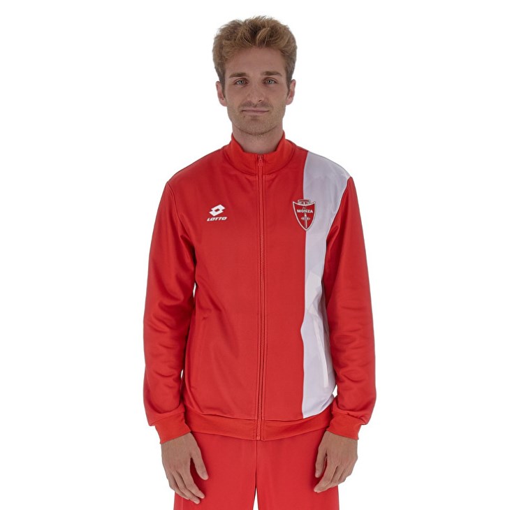 Sudadera Lotto Monza 23 Pre Gara FZ Hombre Rojas Blancas | YO114831G1