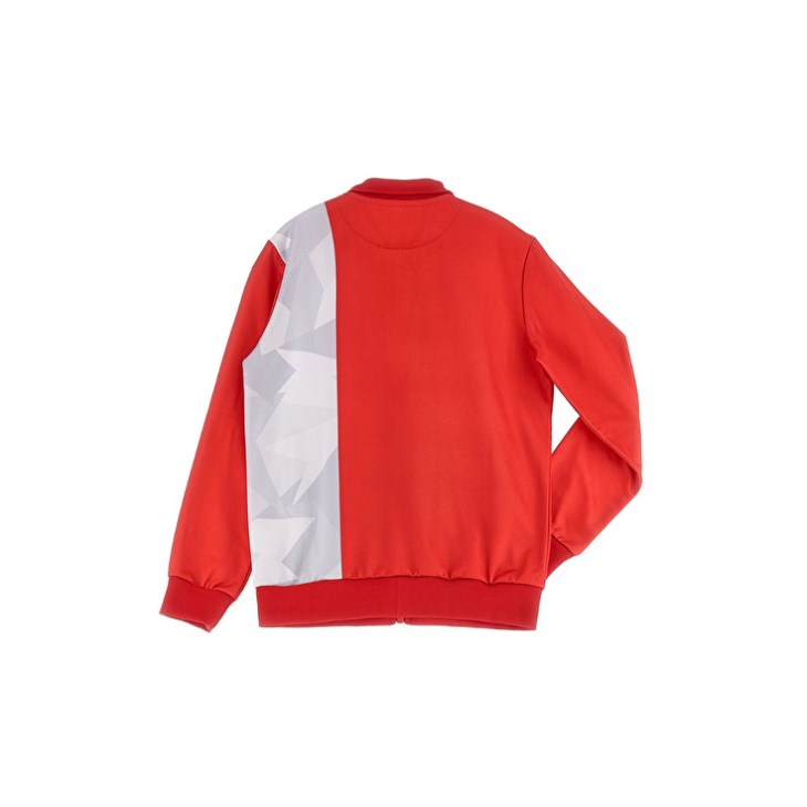Sudadera Lotto Monza 23 Pre Gara FZ JR Niños Rojas Gris | IE672017E8