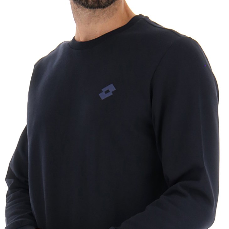 Sudadera Lotto Msc RN Hombre Azul Marino Azules | EP674837I2