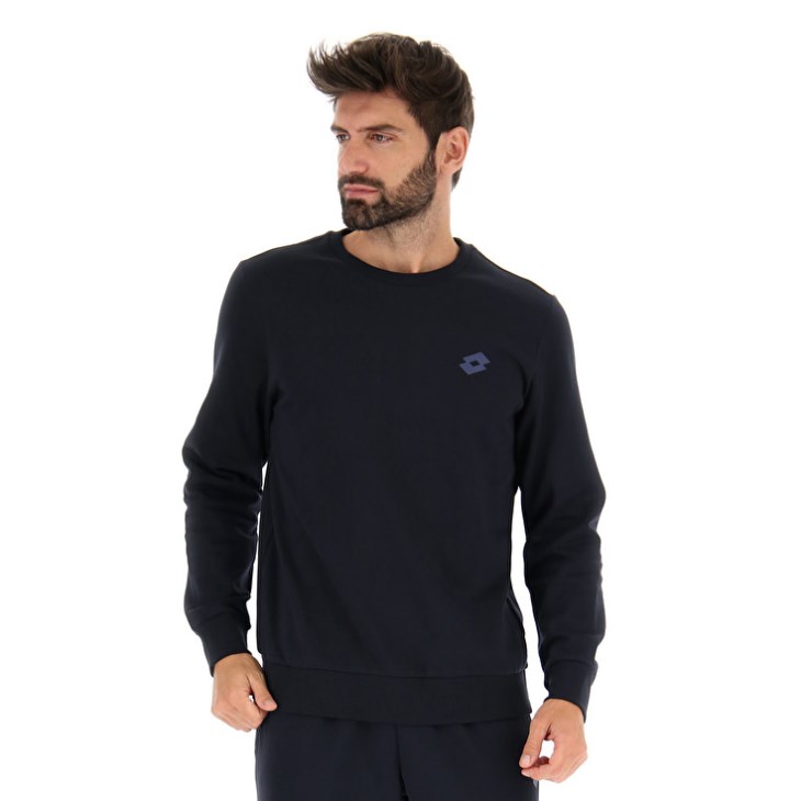 Sudadera Lotto Msc RN Hombre Azul Marino Azules | EP674837I2