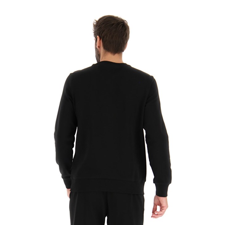 Sudadera Lotto Msc RN Hombre Negras | SK415471H8