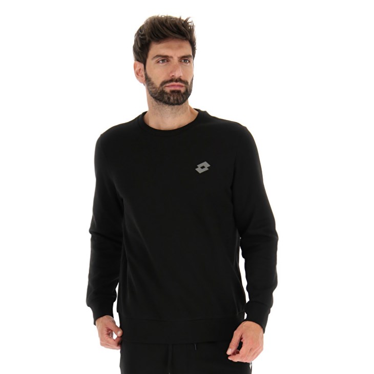 Sudadera Lotto Msc RN Hombre Negras | SK415471H8