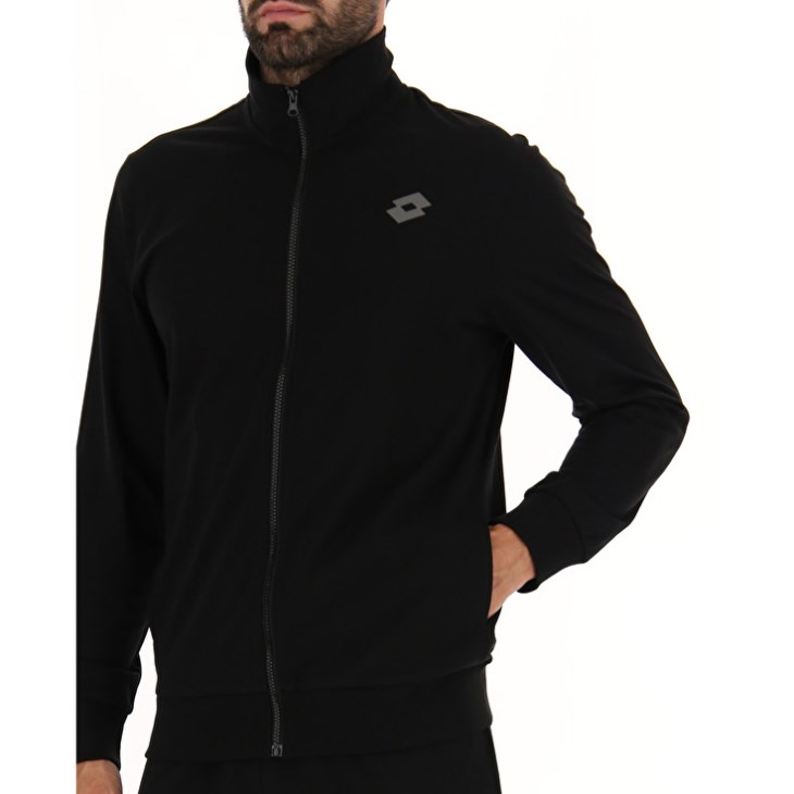 Sudadera Lotto Msc Sports FZ Hombre Negras | GN343644V0