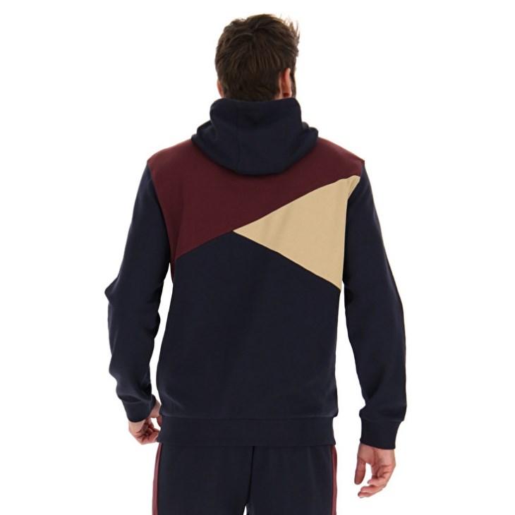 Sudadera con Capucha Lotto Athletica LG III Sweat HD FL Hombre Azul Marino Azules | UA721152C7