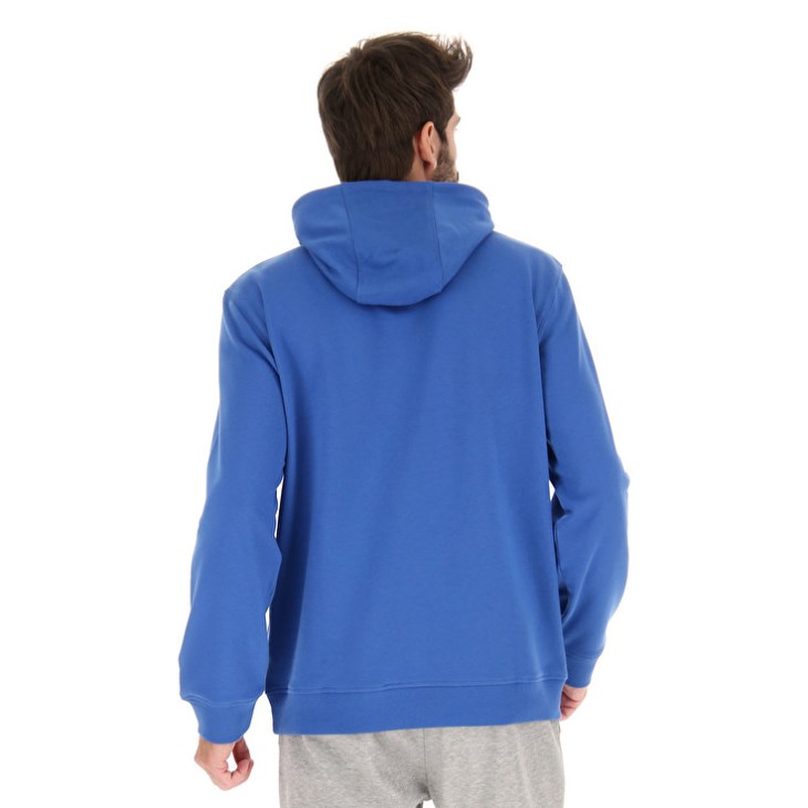 Sudadera con Capucha Lotto Smart IV Sweat HD 2 Hombre Azules | UJ769736U9