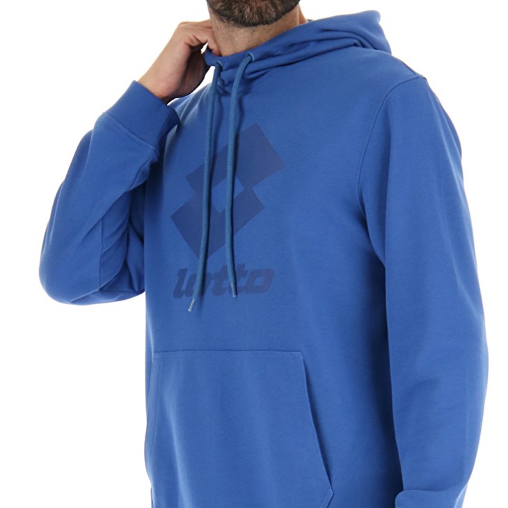 Sudadera con Capucha Lotto Smart IV Sweat HD 2 Hombre Azules | UJ769736U9