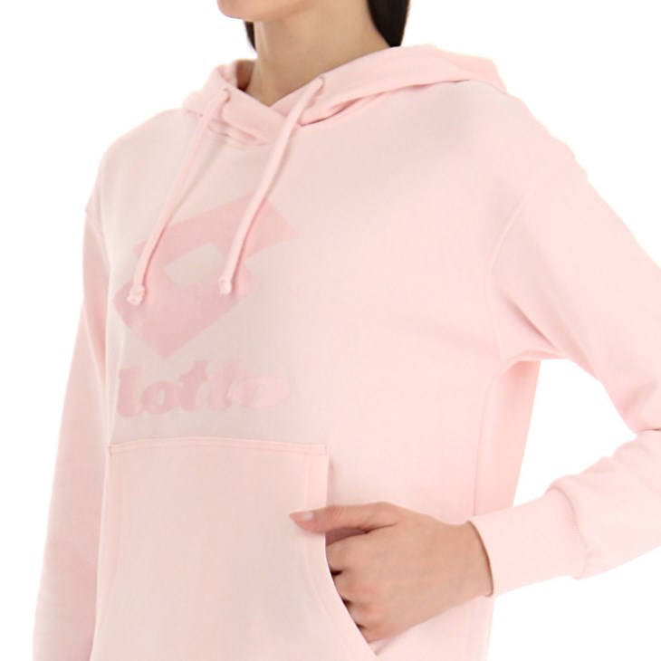 Sudadera con Capucha Lotto Smart W III Sweat HD Mujer Rosas | QZ083458A0