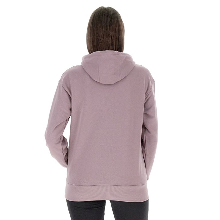 Sudadera con Capucha Lotto Smart W IV Sweat HD Mujer Moradas Claro | MP768376J1