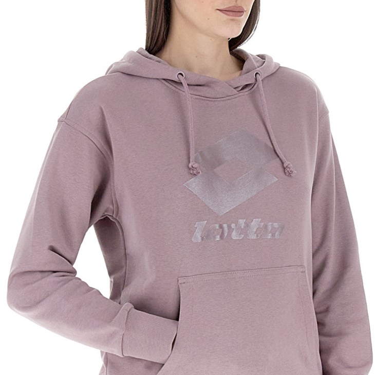 Sudadera con Capucha Lotto Smart W IV Sweat HD Mujer Moradas Claro | MP768376J1