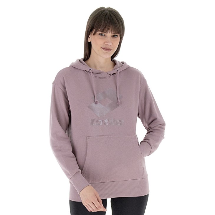 Sudadera con Capucha Lotto Smart W IV Sweat HD Mujer Moradas Claro | MP768376J1