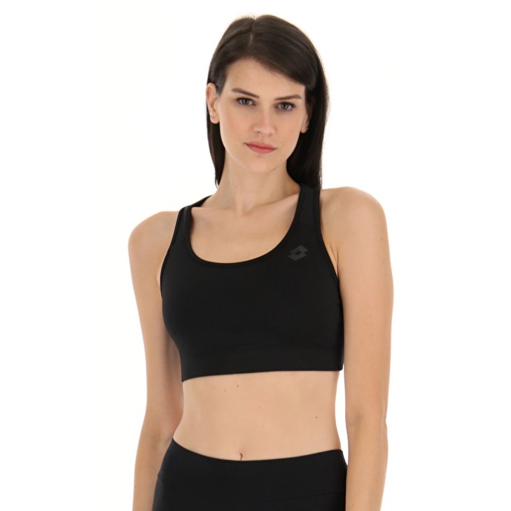 Tops Lotto MSP W Sports Mujer Negras | TJ497039U7