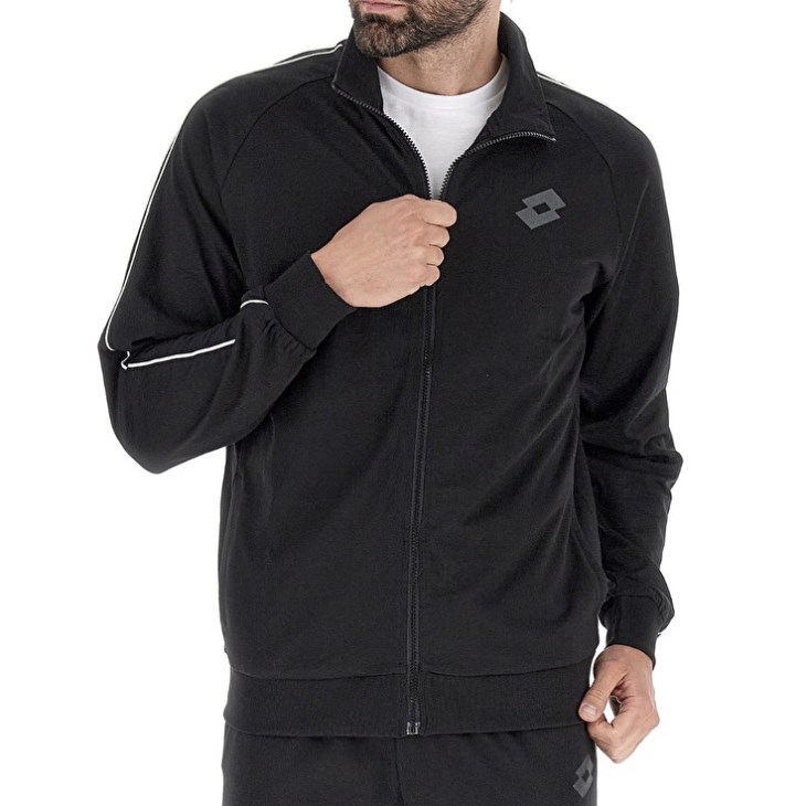 Tops Lotto Msc Sweat FZ II Hombre Negras | OW984478H9