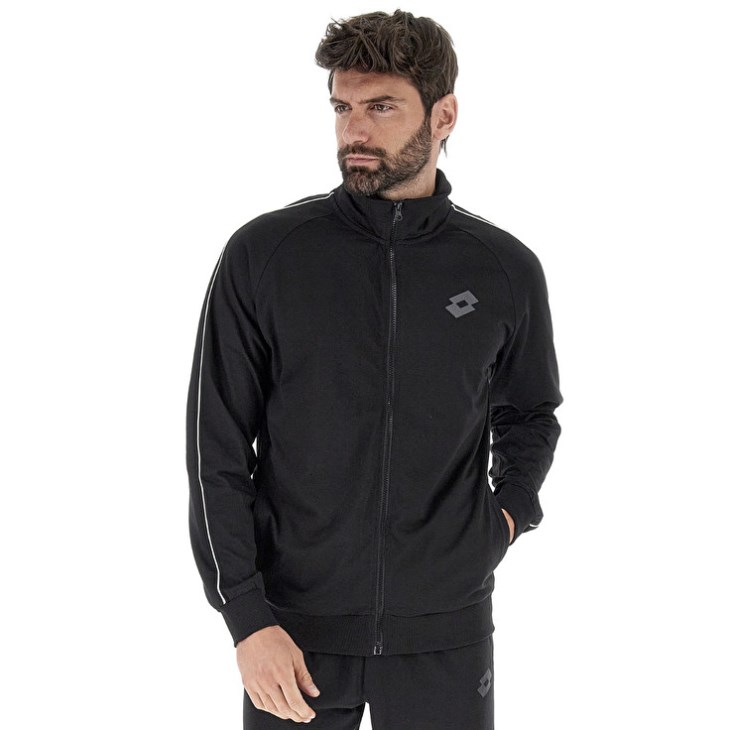 Tops Lotto Msc Sweat FZ II Hombre Negras | OW984478H9