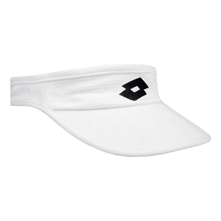 Visor Lotto Tennis W Blancas Negras | JP609380Q5