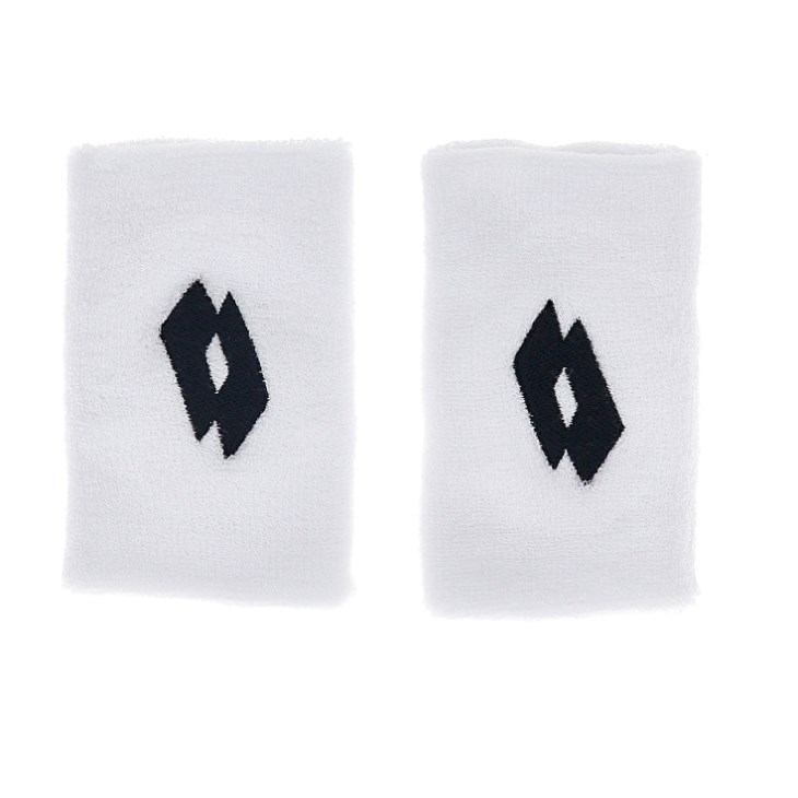 Wristbands Lotto Tennis 5 Inch Blancas Negras | GH594669B3