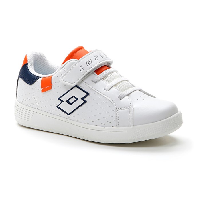Zapatillas Deportivas Lotto 1973 AMF Evo VI Fluo CL S Niños Blancas | PJ726702E3