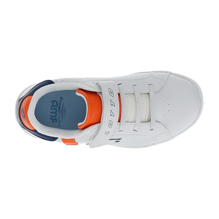 Zapatillas Deportivas Lotto 1973 AMF Evo VI Fluo CL S Niños Blancas | PJ726702E3