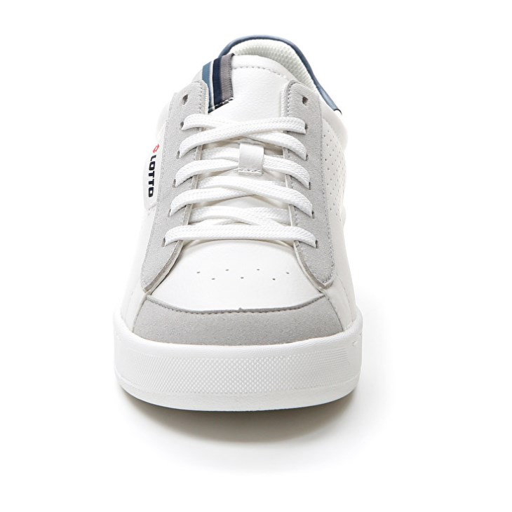 Zapatillas Deportivas Lotto Court '73 AMF Hombre Blancas Azules | AE607400M5