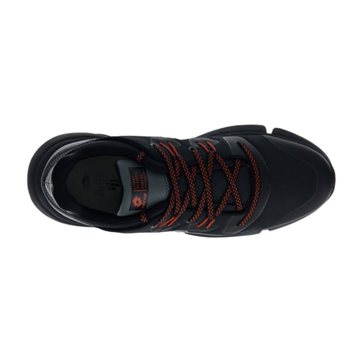 Zapatillas Deportivas Lotto Libra AMF 1 Hombre Negras Rojas | JH467436A2