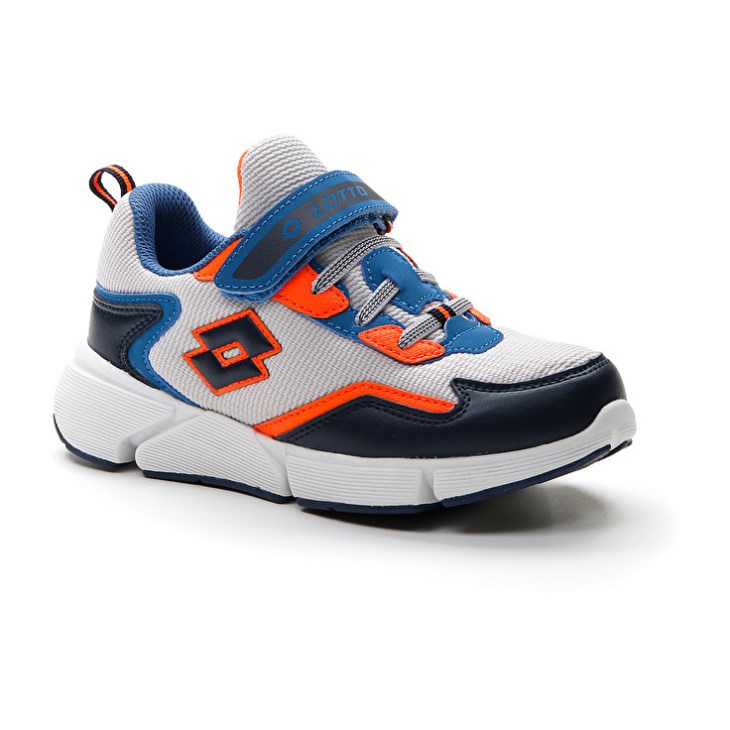 Zapatillas Deportivas Lotto Libra AMF 5 II CL S Niños Blancas Azules Negras | HY787478W6
