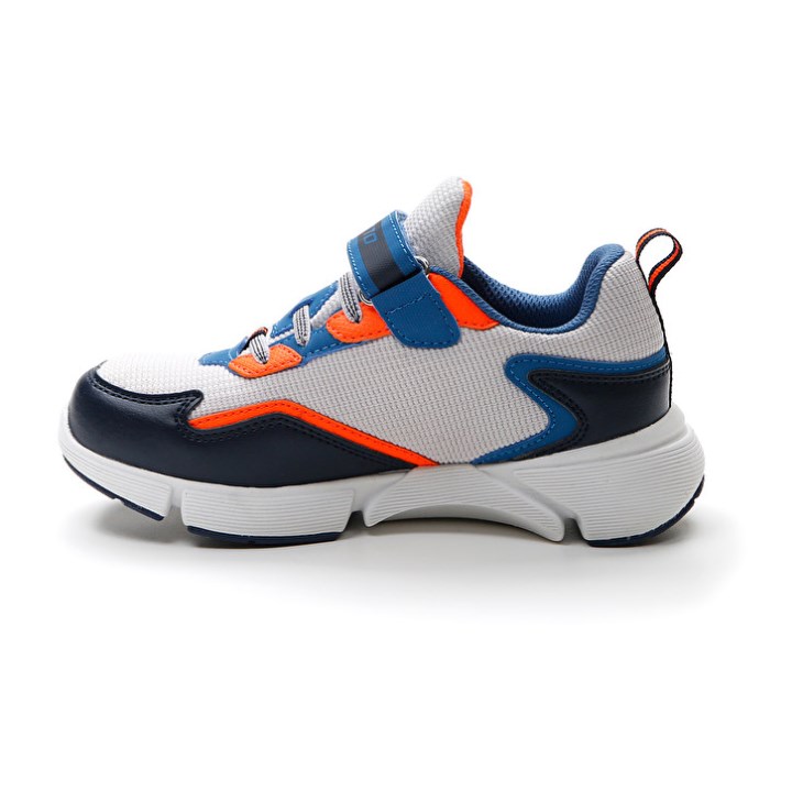 Zapatillas Deportivas Lotto Libra AMF 5 II CL S Niños Blancas Azules Negras | HY787478W6