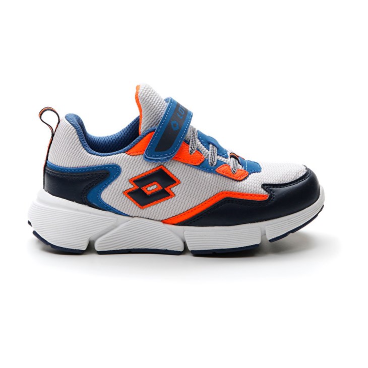 Zapatillas Deportivas Lotto Libra AMF 5 II CL S Niños Blancas Azules Negras | HY787478W6