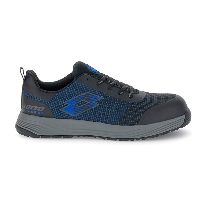 Zapatillas Deportivas Lotto Move 400 S1PL SR HRO Hombre Negras Azules | CM850005N8