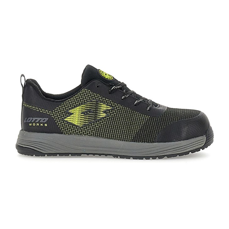 Zapatillas Deportivas Lotto Move 400 S1PL SR HRO Hombre Negras Verde | US294489E6
