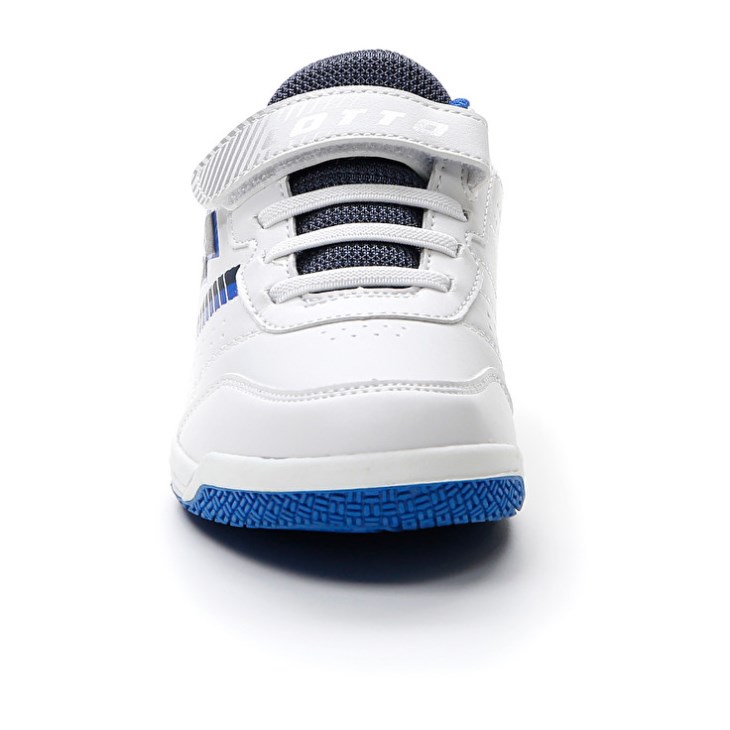 Zapatillas Deportivas Lotto Set Ace AMF XVIII CL S Niños Blancas Azules Azules | QR027922T2