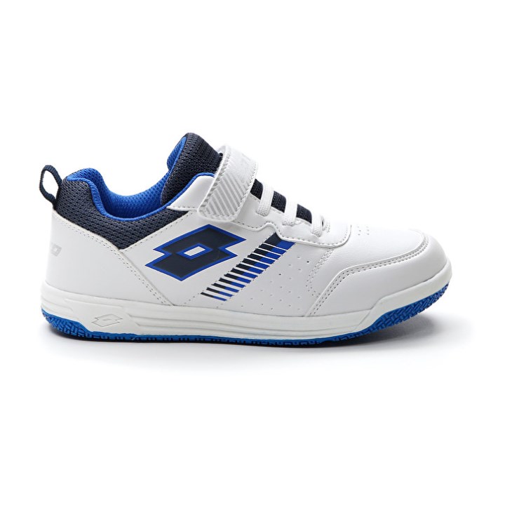Zapatillas Deportivas Lotto Set Ace AMF XVIII CL S Niños Blancas Azules Azules | QR027922T2
